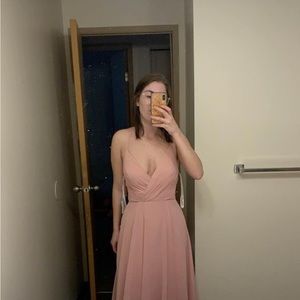 Pink Formal Chiffon Gown